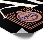 Amalfi ~ Italia ~ Vintages Italienisches Reiseplak Poster (Ecke)