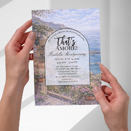 Amalfi Italian Themed Bridal Shower Einladung