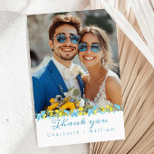 Amalfi Italian Wedding Mediterranea Vielen Dank Postkarte