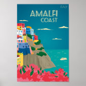 Amalfi Italien Berühmter Reiseort Poster (Vorne)