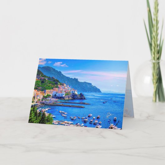 Amalfi Italien Foto Art Karte (Vorderseite)