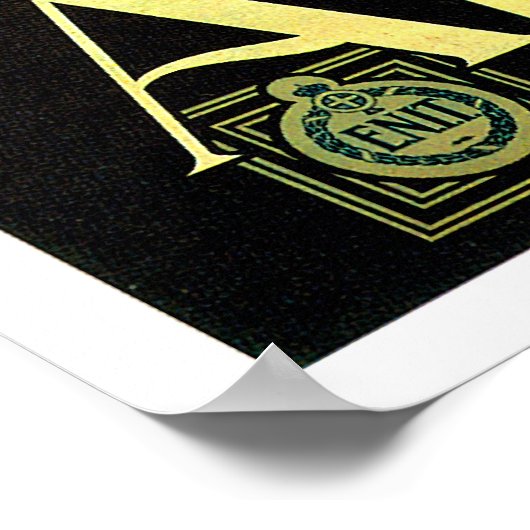 Amalfi Italien Italia VintageReisewerbung Poster (Ecke)