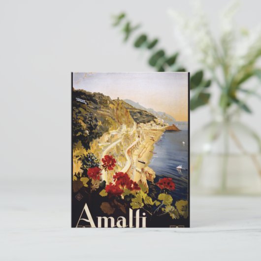 Amalfi, Italien Postkarte (Stehend Vorderseite)