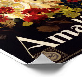 Amalfi Italien Reisen Vintage Poster (Ecke)