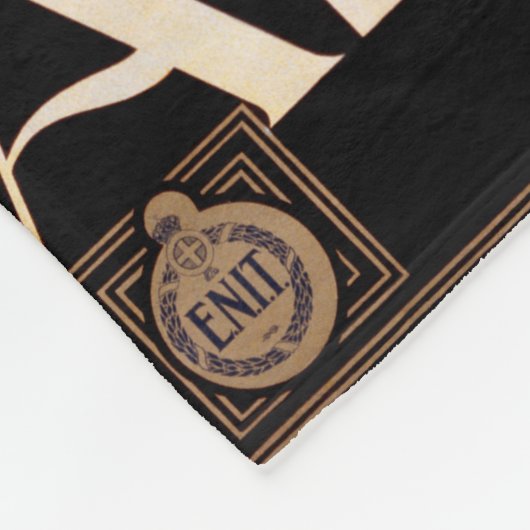 Amalfi Italien Reiseplaner Kunst Grafik Fleecedecke (Ecke)