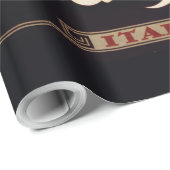 Amalfi Italien Reiseplaner Kunst Grafik Geschenkpapier (Rolleneckpunkt)