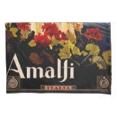 Amalfi Italien Reiseplaner Kunst Grafik Kissenbezug (Vorderseite)