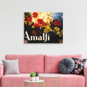 Amalfi Italien Reiseplaner Kunst Grafik Leinwanddruck (Insitu (Wohnzimmer))