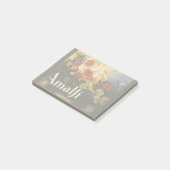 Amalfi Italien Reiseplaner Kunst Grafik Post-it Klebezettel (angewinkelt)