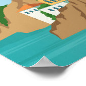 Amalfi Italien Retro Reisen Vintag Poster (Ecke)