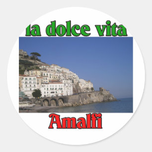 Amalfi Italien Runder Aufkleber