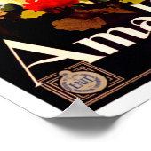 Amalfi Italien Vintage Poster (Ecke)