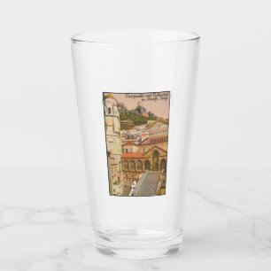 Amalfi, Italien Vintage Reise Postkarte Glas