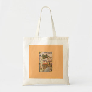 Amalfi, Italien Vintage Reise Postkarten T-Shirt Tragetasche