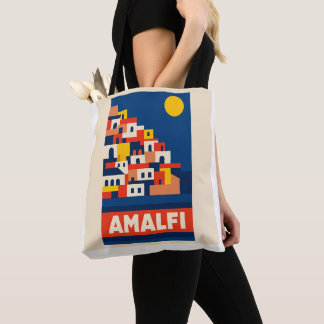 Amalfi Italien Vintage-Reisetasche Retro-Küstensti Tasche