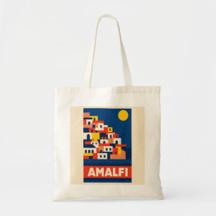 Amalfi Italien Vintage-Reisetasche Retro-Küstensti Tragetasche