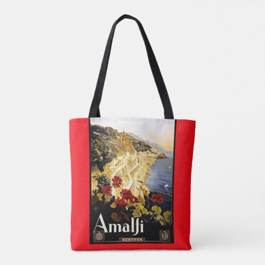 Amalfi Italien Vintage Tasche (Rückseite)