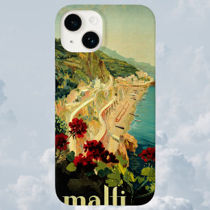 Amalfi Italienische Küste, Vintage-Reiseplakat Ita Case-Mate iPhone Hülle