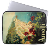 Amalfi Italienische Küste, Vintage Travel Poster I Laptopschutzhülle (Vorderseite)