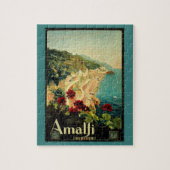 Amalfi Italienische Küste, Vintage Travel Poster I Puzzle (Vertikal)