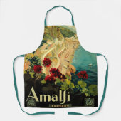 Amalfi Italienische Küste, Vintage Travel Poster I Schürze (Vorderseite)