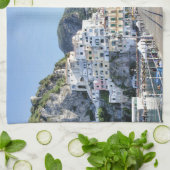 amalfi-italy-port-amalfi-coast-dito geschirrtuch (Gefaltet)