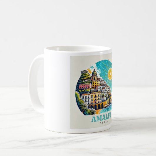 Amalfi Kaffeetasse (Vorderseite Links)