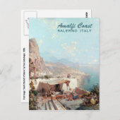 Amalfi-Kunstautokarte von Unterberger Postkarte (Vorne/Hinten)