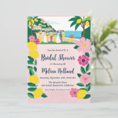 Amalfi Küste Braudusche Einladungen (Stehend Vorderseite)