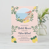 Amalfi Küste Braudusche Einladungen (Stehend Vorderseite)