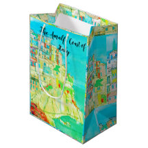 Amalfi-Küste der Italien-Geschenk-Tasche durch