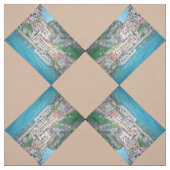 Amalfi-Küste - Gewebe Stoff (Muster)