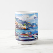 Amalfi Küste Italien Aquarellbilder | Kaffeetasse (Mittel)