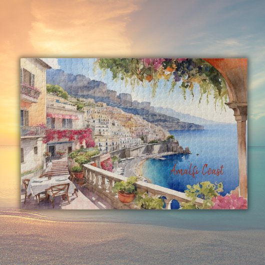 Amalfi Küste Italien Aquarellbilder | Puzzle