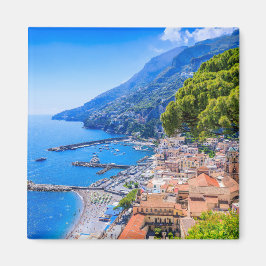 Amalfi Küste, Italien. Aussicht auf die Stadt Amal Magnet