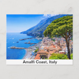 Amalfi Küste, Italien. Aussicht auf die Stadt Amal Postkarte