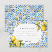 Amalfi Küste Italien Bücher für die Einladung von  (Vorne/Hinten)