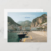 Amalfi Küste, Italien Feiertagspostkarte (Vorne/Hinten)