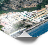 Amalfi Küste, Italien - Foto Print (Ecke)