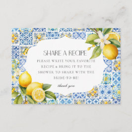 Amalfi Küste Italien Gemeinsames Rezept Einladung 