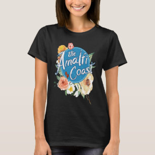 Amalfi-Küste ITALIEN Italienisch Vintage-Blumen T-Shirt