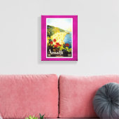 Amalfi Küste, Italien Leinwanddruck (Insitu (Wohnzimmer))