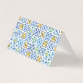 Amalfi Küste Italien Platzkarte Tischdekoration (Rückseite)