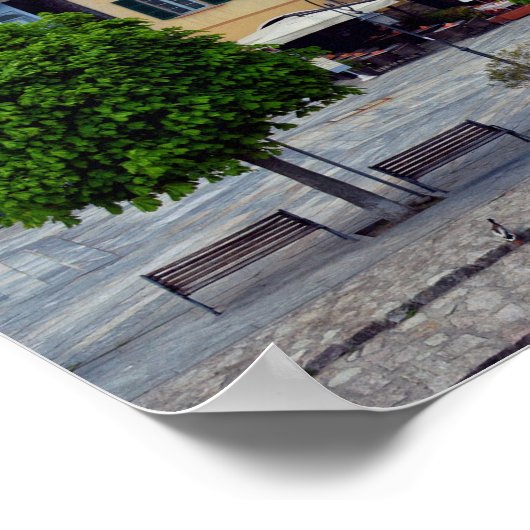 Amalfi Küste Italien Poster (Ecke)