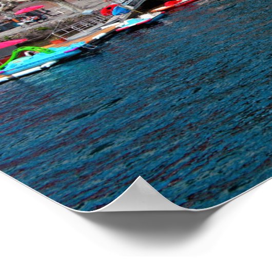 Amalfi Küste Italien Poster (Ecke)