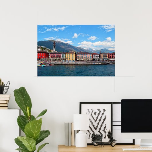 Amalfi Küste Italien Poster (Heimbüro)