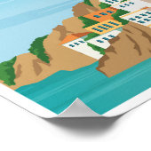 Amalfi-Küste Italien Poster (Ecke)