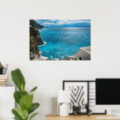 Amalfi Küste Italien Poster (Heimbüro)