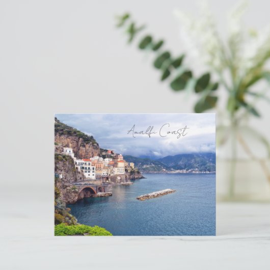 Amalfi Küste Italien Postkarte (Stehend Vorderseite)
