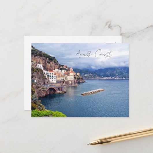 Amalfi Küste Italien Postkarte (Vorderseite/Rückseite Beispiel)